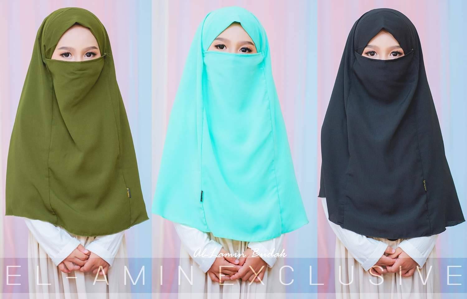 ผ้าคลุมเด็ก Hijab Allamin Kid