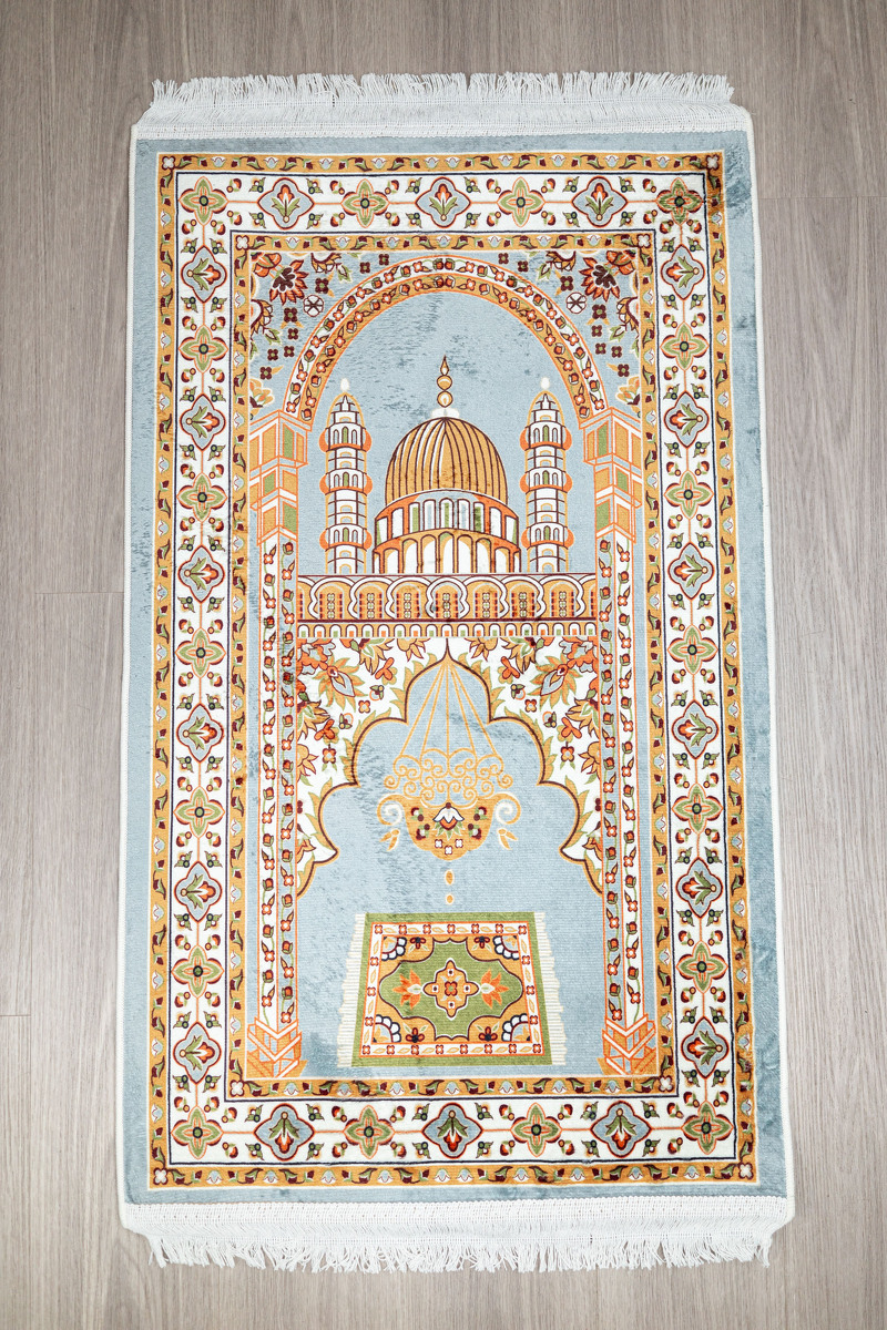 ผ้าปุละหมาด พรมปูละหมาด ขนาด66x110cm พร้อมส่ง ผ้าปุละหมาดอิสลาม