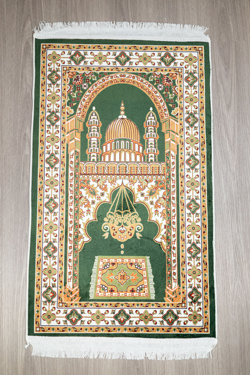 ผ้าปุละหมาด พรมปูละหมาด ขนาด66x110cm พร้อมส่ง ผ้าปุละหมาดอิสลาม