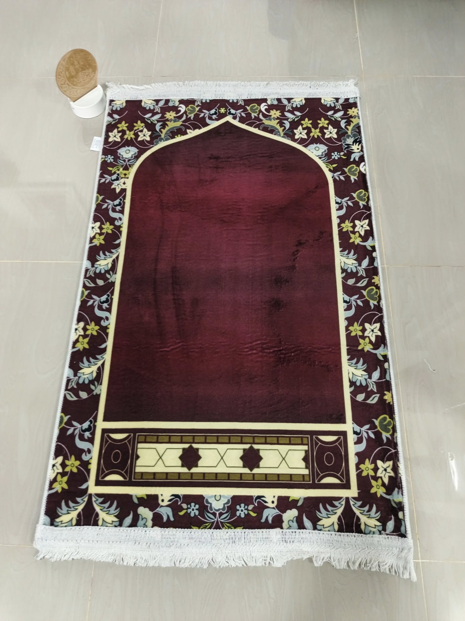 พรมปูละหมาด พรมละหมาด (ซาจาดะห์) พรมละหมาดดูไบ ขนาด70x110cm พร้อมส่ง