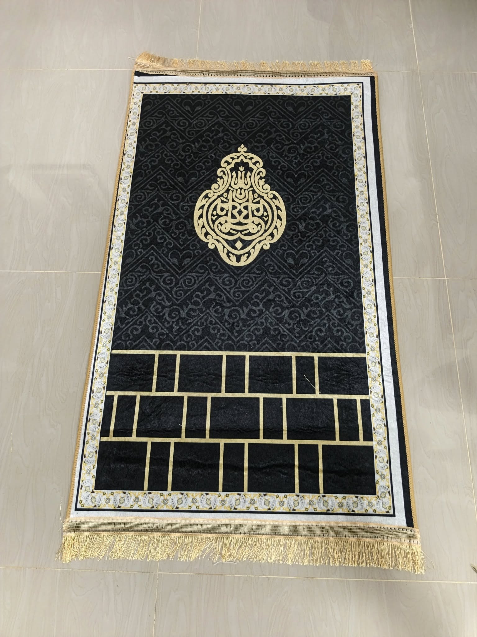 พรมปูละหมาด พรมละหมาด (ซาจาดะห์) พรมละหมาดดูไบ ขนาด70x110cm พร้อมส่ง