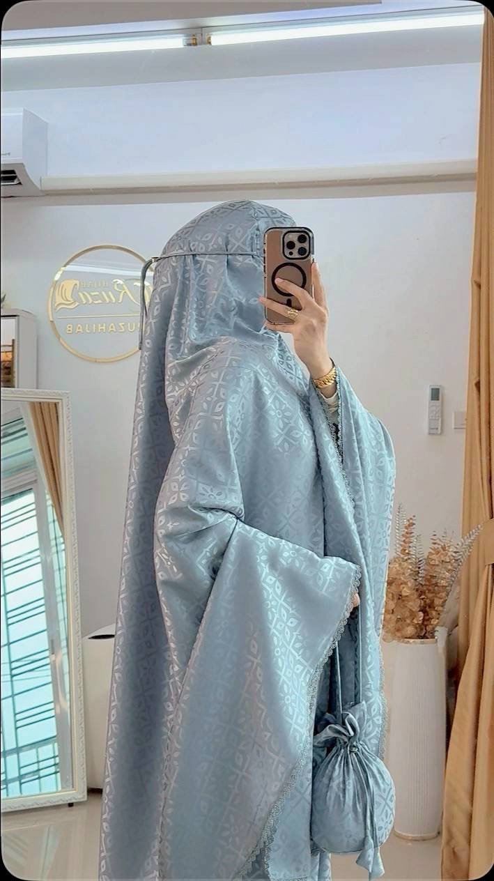 ตะละกง ผ้าละหมาด พกพา TELEKUNG VEENAS SILK