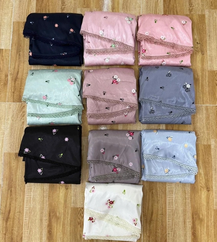 ชุดละหมาด ตะละกงพร้อมส่ง TELEKONG SETERA JACQUARD รุ่น Bilqis