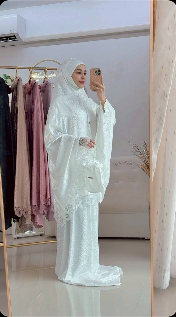 ตะละกงพกพา ชุดละหมาดนำเข้า ผ้าละหมาดพกพา TELEKUNG รุ่น CINTA