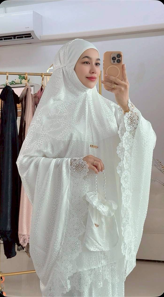 ตะละกงพกพา ชุดละหมาดนำเข้า ผ้าละหมาดพกพา TELEKUNG รุ่น CINTA