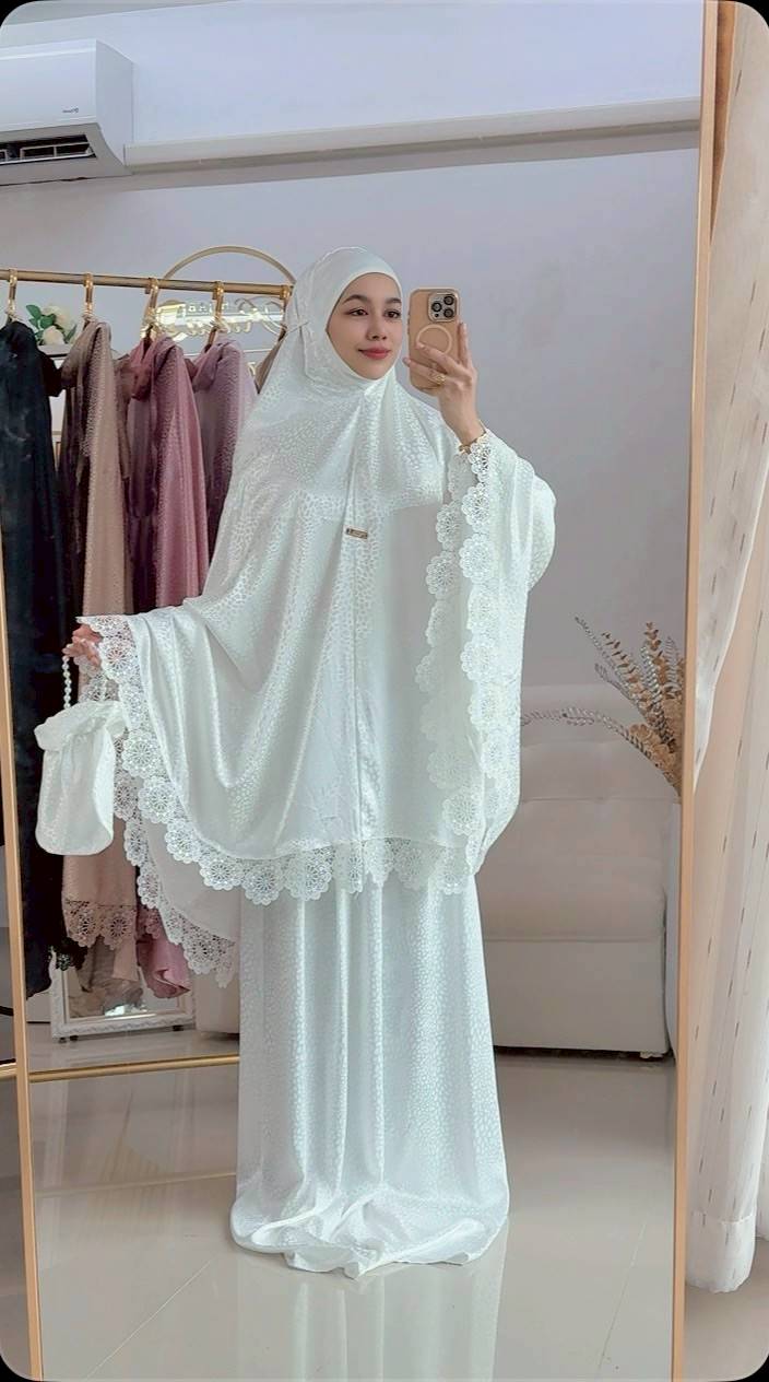 ตะละกงพกพา ชุดละหมาดนำเข้า ผ้าละหมาดพกพา TELEKUNG รุ่น CINTA