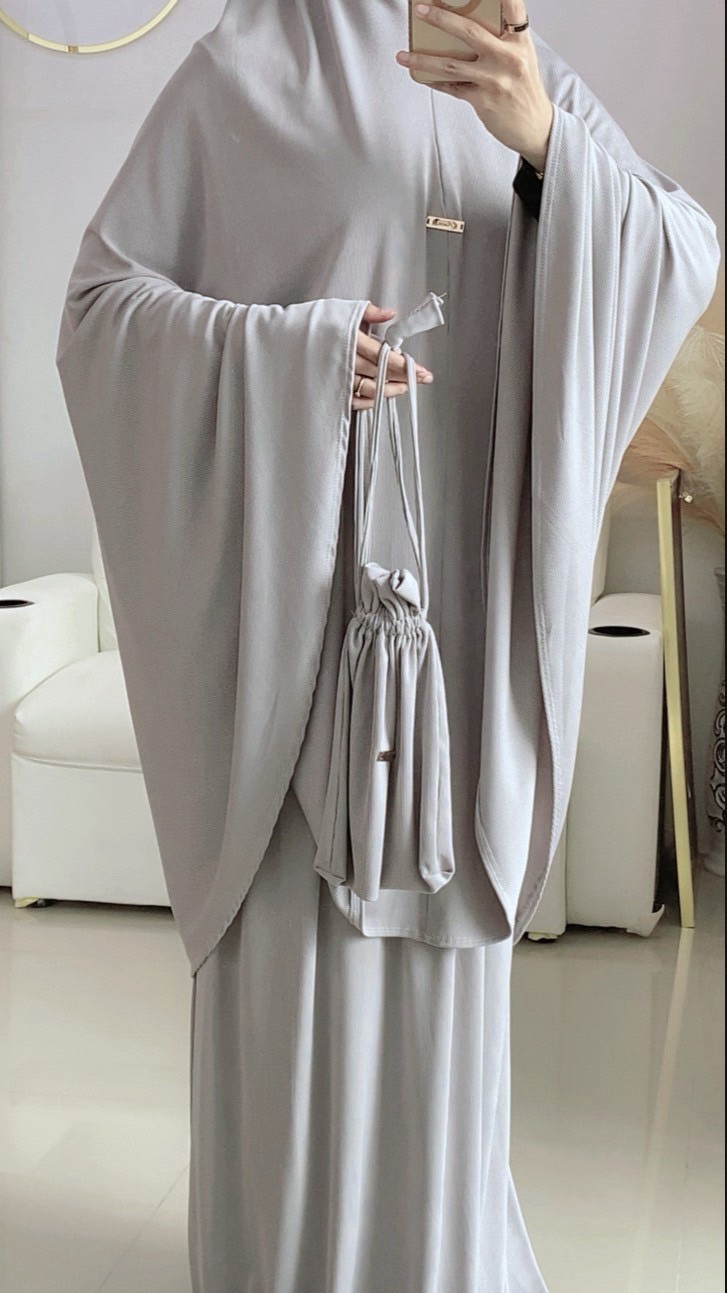 Talakong ตะละกงพกพา ชุดละหมาดนำเข้าราคาถูก ผ้าละหมาดพร้อมส่ง รุ่นTELEKUNG DHALIA