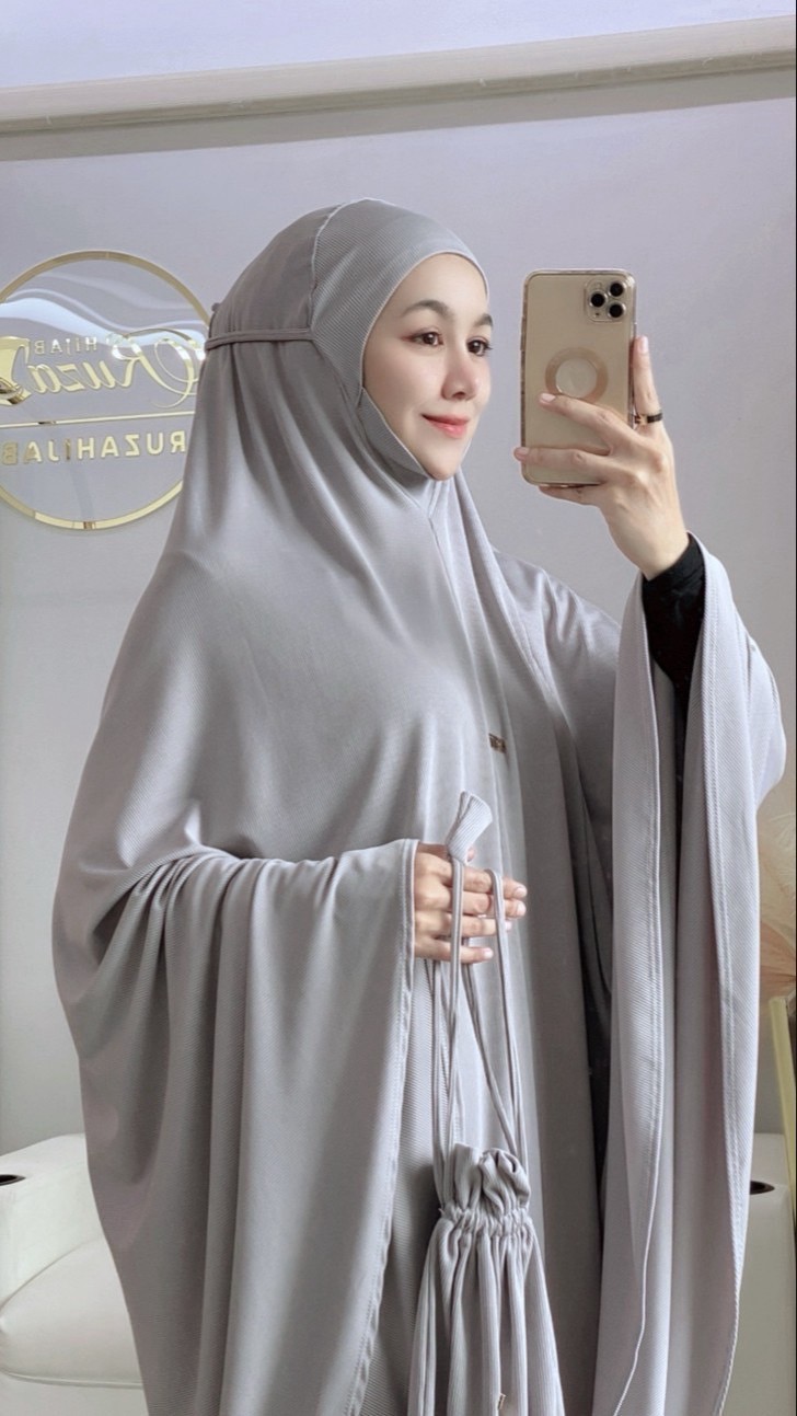 Talakong ตะละกงพกพา ชุดละหมาดนำเข้าราคาถูก ผ้าละหมาดพร้อมส่ง รุ่นTELEKUNG DHALIA